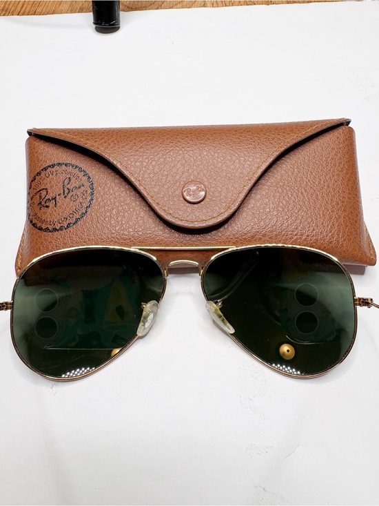 Ray Ban Aviator Classic Sunglasses G-15 Green Gold RB3025 main image 10